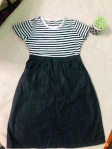 Striped T-shirt Dress