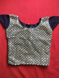 Navy Blue Lehenga Choli Set