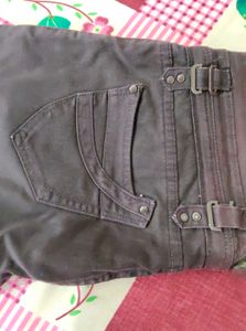 Wine Colour Denim Jeans