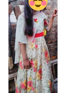 Floral Dress with Bolero