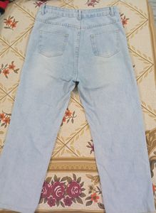 High waist Straight Fit Jeans Size - L