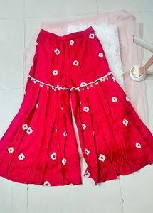 Red Ethnic Dress Material