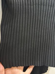 ONLY Black Ribbed Top