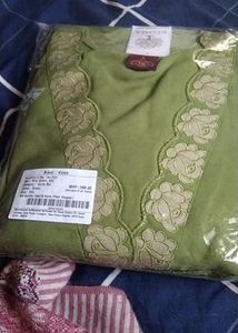 Elegant Green Embroidered Kurta Set