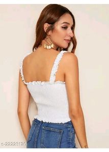 Chic White Crop Top