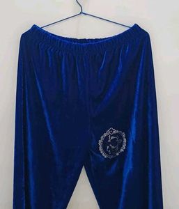 Blue Velvet Lounge Pants