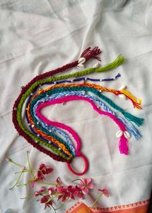 Colorful Braided Hair Tie
