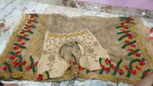 party wear heavy saree