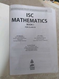 ISC MATHEMATICS