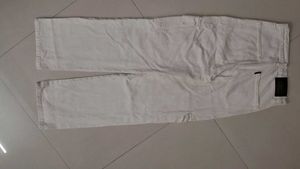 White Cargo Pants