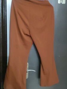 shein Brown Flared Pants