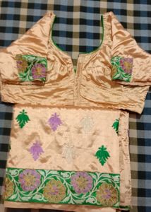 Embroidered Silk Fabric