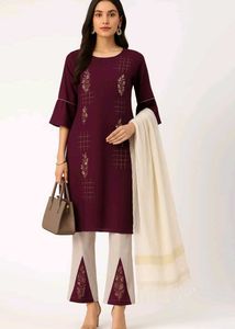 Heavy Wedding Kurta Pant Duppata Set