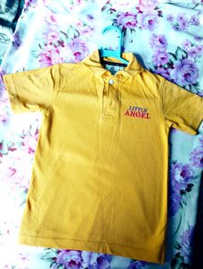 Little Angel Yellow Polo Shirt