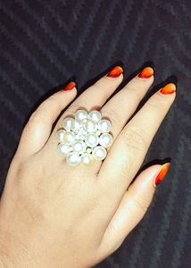 Pearl Statement Ring