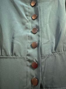 Dark Green Buttoned Top 💚