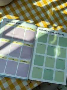 Pastel Yearly Planner (All-in-One undated))