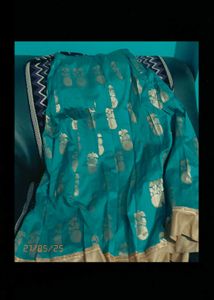 Elegant Gold Embroidered Salwar Kameez