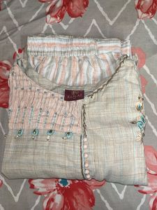 Striped Kurta Pant Set
