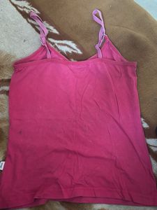 Pink Sleeveless Top