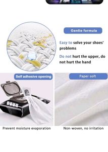 Natural Sneaker &amp; Shoe Cleaner Wipes - 1 Packs of 30 - Portable Sneakers Cleaner Shoe Wipes Quickly Remove Dirt &amp; Stains - These Disposable Shoe Cleaning Wipes Can Be Used On Most Footwear