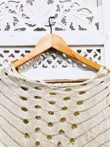 Stylish Crochet Knit Top ()
