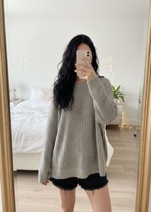 Cozy Knit oversized Sweater - free size