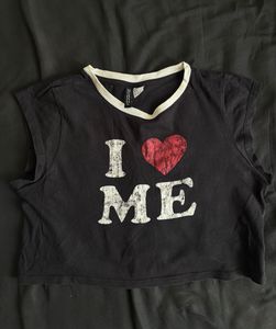 Cute Graphic Crop Top