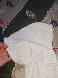 White Off-Shoulder Top