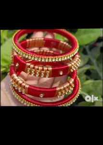 Handmade Black Bangle Set