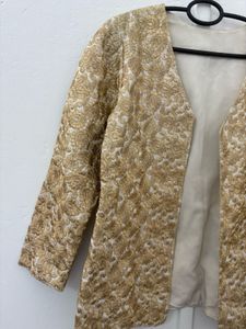 Gold Floral Jacket