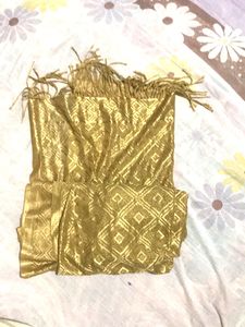 New Golden Dupatta