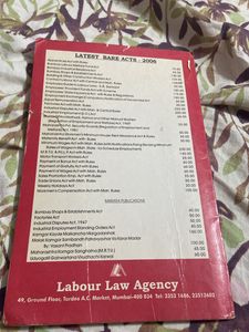 The ID Act 1947 &amp; Employment Standing Orders 1946