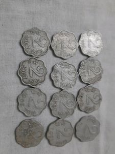 2 paisa Old 12 Coins