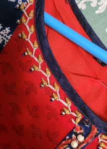 Multi Colour Long Froack With Beautiful Work