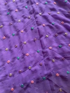 Saree With Stitched Blouse