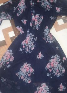 Multi Colour A-line Dress👗
