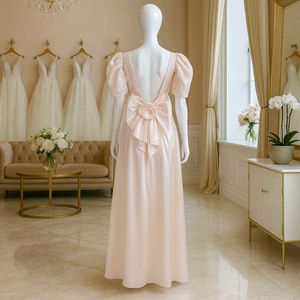 Elegant Pink Maxi Gown