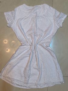White Eyelet Dress