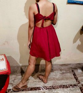 Red Skater Dress
