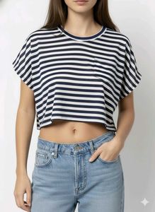 Oversized Crop Top (Tee, Tshirt, T shirt)