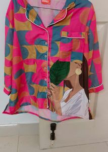 Abstract Print Pajama Set