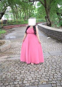 Dusty Rose Sleeveless Maxi Dress