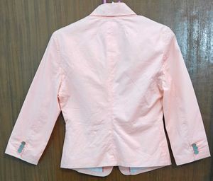 BERSHKA Peach Blazer