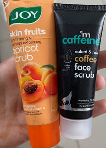 M Caffeine Face Scrub And Joy Apricot