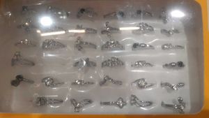 Rhinestone Ring Set
