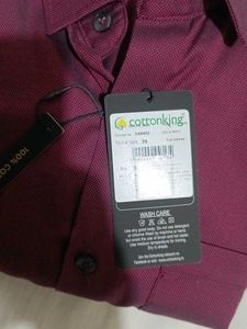 Cottonking Giza Maroon Shirt