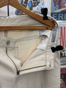 Men&#39;s Beige Straight Pants