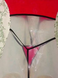 Red Lingerie with suspender