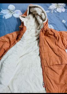 Tan Hooded Jacket